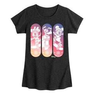 Girls' - Disney - Mickey & Friends Fitted Short Sleeve Graphic T-Shirt - 1 of 4