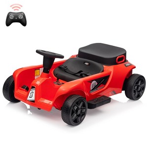 24V 2-Seater Kids Ride On Car w/Remote, Dual 120W Motors, 2×7Ah Battery, Storage Box, Music, 200 lbs Max Load - 1 of 4