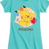 Girls' - Pokémon - Sleeping Pikachu Fitted Short Sleeve Graphic T-Shirt - 2 of 4
