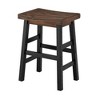 26" Pomona Reclaimed Wood Counter Height Barstool with Metal Legs Brown - Alaterre Furniture - 4 of 4