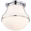 Nuvo Lighting Valdora 1 - Light Flush Mount in  Polished Nickel - 2 of 4