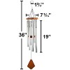 Nature's Melody Premiere Grande Wind Chimes - 6-Tube E Pentatonic Scale Outdoor Windchime - 2 of 4