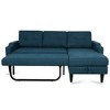 74.8" Convertible L-Shaped Sectional Sofa Bed with Storage Chaise - 4 of 4
