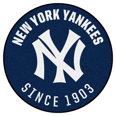 MLB New York Yankees 27"x27" 1927 Retro Collection Roundel Rug