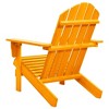 vidaXL Adirondack Chair Lounge Patio Lawn Chair for Garden Solid Wood Fir - Orange - 4 of 4