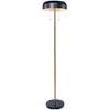 Tall Corner Floor Lamp – Black & White, 110-120V Plug-In Modern Light for Living Room, Bedroom & Office - 4 of 4