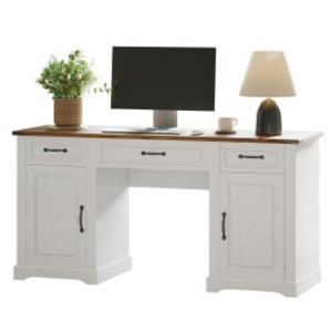 Sleek Office Desk with Drawers - Organized Storage for Books, Supplies & Devices - 1 of 1