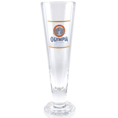 BigKitchen Officially Licensed Olympia Beer 22 Ounce Tall Pilsner Glass, Set of 2