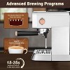 Mecity 20 Bar Espresso Machine, Milk Frother, 37oz Tank, 1400W, Stainless Steel - 3 of 4