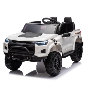 Whisen Two-Seater Children's Ride-On Toy with Safety Belts and Storage - 1 of 4