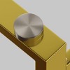 NicBex 51Inch Rectangle Dining Table with Tempered Glass Tabletop and Golden Chrome Metal Legs - 4 of 4