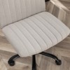 SEVOBAL Task and Office Chairs Swivel Office Chair Adjustable Computer Task Chair Ergonomic Desk Chair for Home Office, Gray, 21.65"*20.87"*9.84" - 3 of 4