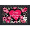 Briarwood Lane Doormat 30x18 Indoor Outdoor Happy Valentine's Floral For Valentine's Doormat - 2 of 4