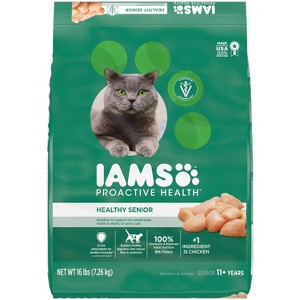 IAMS Proactive Health with Chicken Senior Premium Dry Cat Food - 1 of 4
