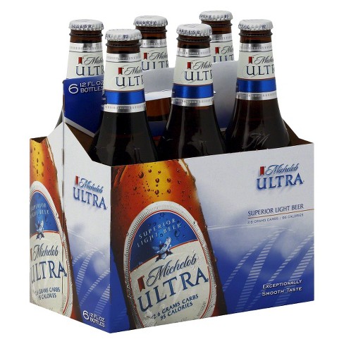 Michelob® Ultra Superior Light Beer - 6pk / 12oz Bottles : Target