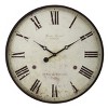 FURNIinspire Wall Clocks 20" Round Antique Roman Numeral Timepiece Decorative Living Room Hanging Clock, Home Decor, Brown, 20"*20"*1.75" - 2 of 4