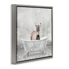Stupell Industries Baby Zebra Bath Time, 25" x 25" - 3 of 4