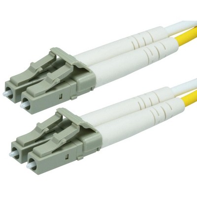  Monoprice Fiber Optic Cable - 30 Meter - Orange | LC/LC, OM1, Multi Mode, Duplex  (62.5/125 Type) 