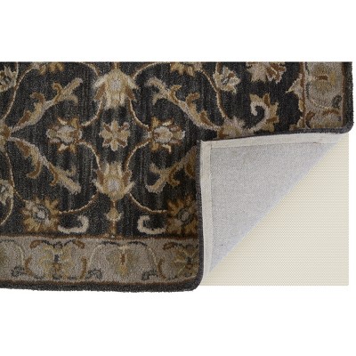 Hand-Tufted Blue and Gray Wool Rectangular Area Rug