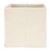 3 Sprouts Large 13 Inch Square Children's Foldable Fabric Storage Cube Organizer Box Soft Toy Bin, Yellow Rhino - image 3 of 4