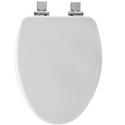 chrome toilet seat