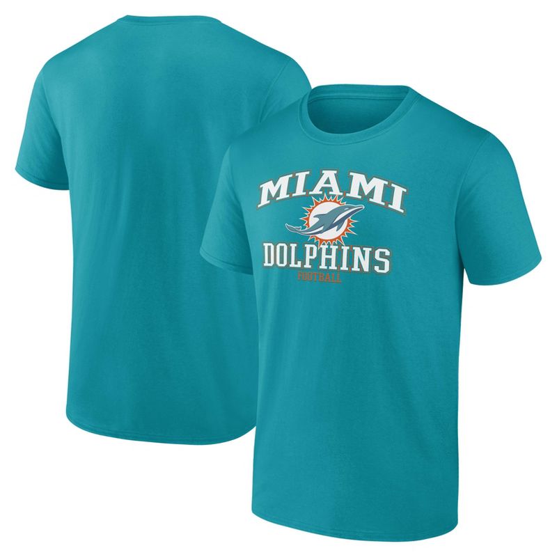 NFL Miami Dolphins Men&#39;s Greatness Short Sleeve Core T-Shirt, 1 of 4