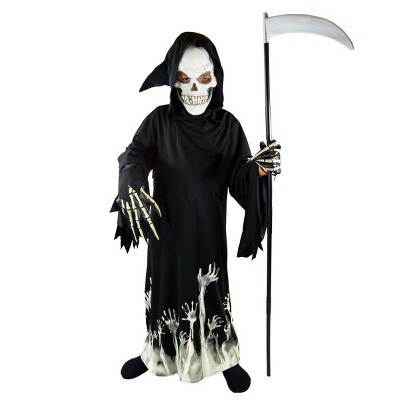 Kids' Grim Reaper Deluxe Halloween Costume XL