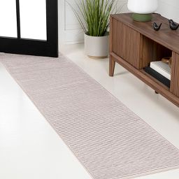 JONATHAN Y Cole Modern Minimalist Pinstripe High-Low Indoor Rug, Soft, Durable, Synthetic Construction