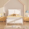 Twin/Full/Queen Size Bed Frame with Wood Headboard and Footboard, 14 Inch Platform Mattress Foundation, No Box Spring Needed Bed - 2 of 4