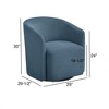 NicBex Swivel Barrel Chair Accent Chair, Modern Luxury Living Room Chair Comfy Chair for Office, Bedroom - 4 of 4