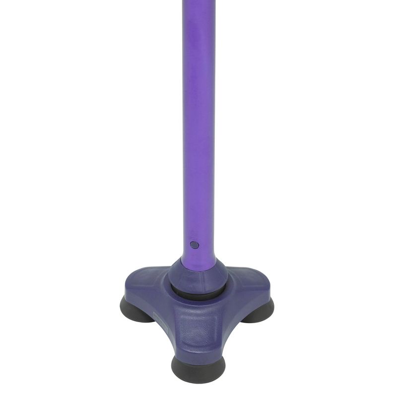 Drive Medical HurryCane Freedom Edition Folding Cane with T Handle, Purple, 2 of 6