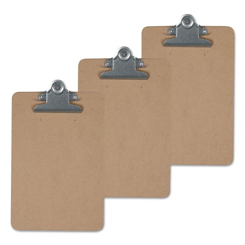 Wood Clipboards, 9x 12-1/2, 100% Recycled Wood, Pack Of 3