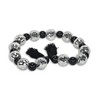 HomeRoots 48" Black And Silver Bling Bling Beads Decorative Tassel - 4 of 4