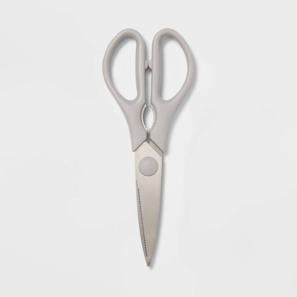 Photos - Kitchen Scissors Kitchen Shears Gray - Room Essentials™