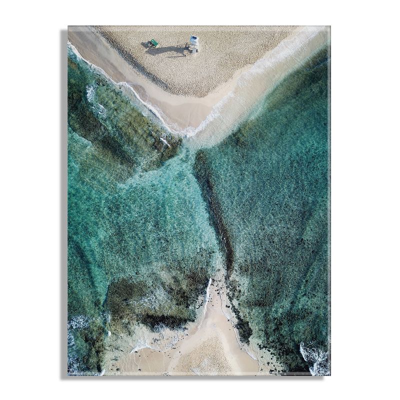 23&#34; x 31&#34; Poipu Beach Kauai by Rachel Dowd Floating Acrylic Unframed Wall Canvas - Kate &#38; Laurel All Things Decor, 3 of 8