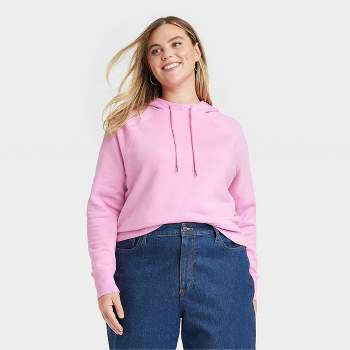 Women's Pullover Sweatshirt - Universal Thread™ Light Pink L : Target