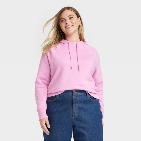 Women's Hoodie Sweatshirt - Universal Thread™ Pink 2x : Target