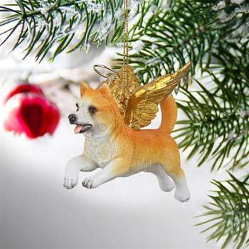 Simulation Dogs Welsh Corgi Pembroke Resin Models Desktop Ornament
