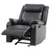 PU Recliner Chair with Padded Arms - 2 of 4