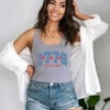 Simply Sage Market Women's Land Of The Free 1776 Raceback Tank - 2 of 3