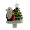 6.0 Inch Gnome Vintage Tree Nightlight Santa Star Novelty Nightlights - 2 of 3