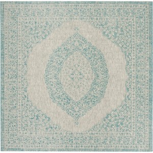 Courtyard CY8751 UV & Stain Resistant Non-Shedding Power Loomed Indoor/Outdoor Rugs - Safavieh - 1 of 4