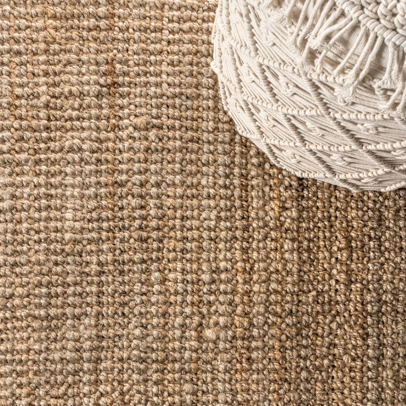 Para Hand Woven Chunky Jute with Fringe Area Rug - JONATHAN Y, 5 of 11
