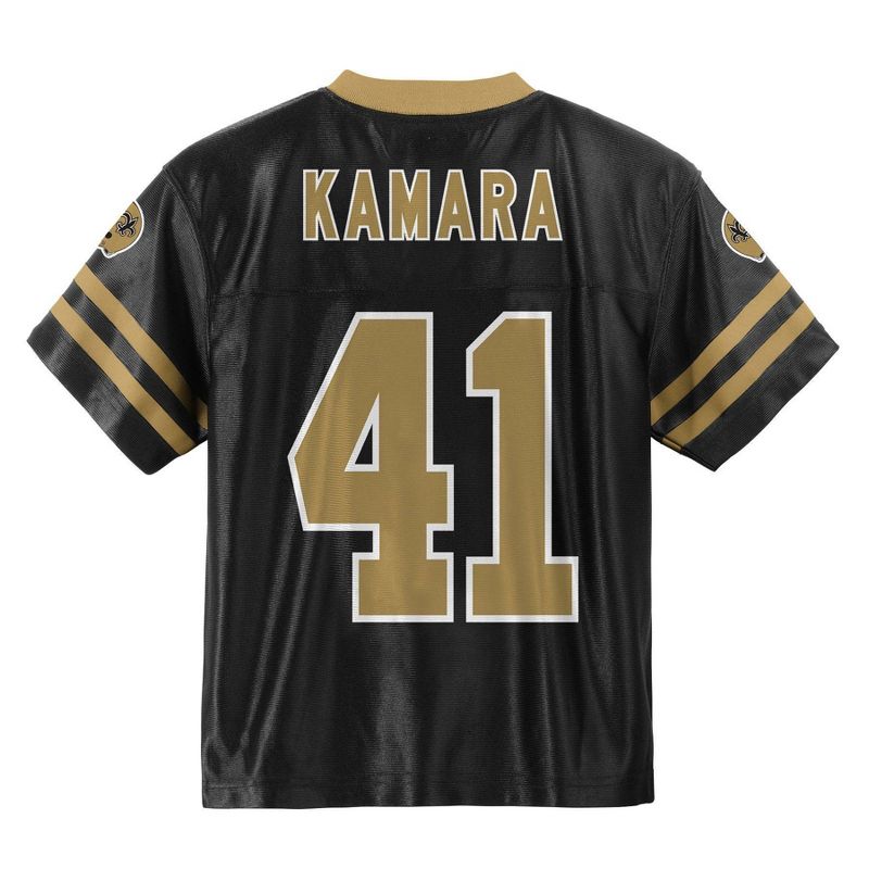 NFL New Orleans Saints Toddler Boys&#39; Short Sleeve Kamara Jersey, 3 of 4