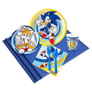 24ct Sonic the Hedgehog Blue Party Pack, Size: 24 Guest Pk
