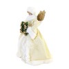 Tree Topper Finial 11.75" Blonde Hair Angel  Tree Topper Christmas Free Standing  -  Tree Toppers - 3 of 3