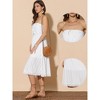 INSPIRE CHIC Women's Strapless Lace Tie Waist Summer Midi Dress - 2 of 4