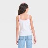 Girls' Lace Trim Tank Top - art class™ - 2 of 3