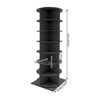 YIYIBYUS Rotating 7-Tier Spinning Shoe Rack, Free Standing Shoe Organizer, Black - 4 of 4