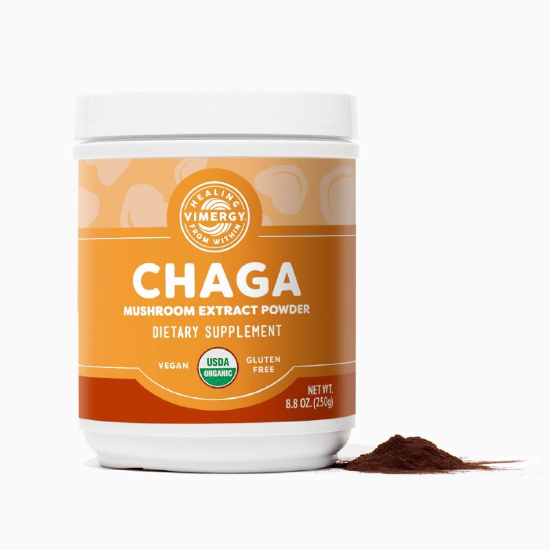 Vimergy USDA Organic Wild Chaga Mushroom Extract Powder, 166 Servings, 1 of 9